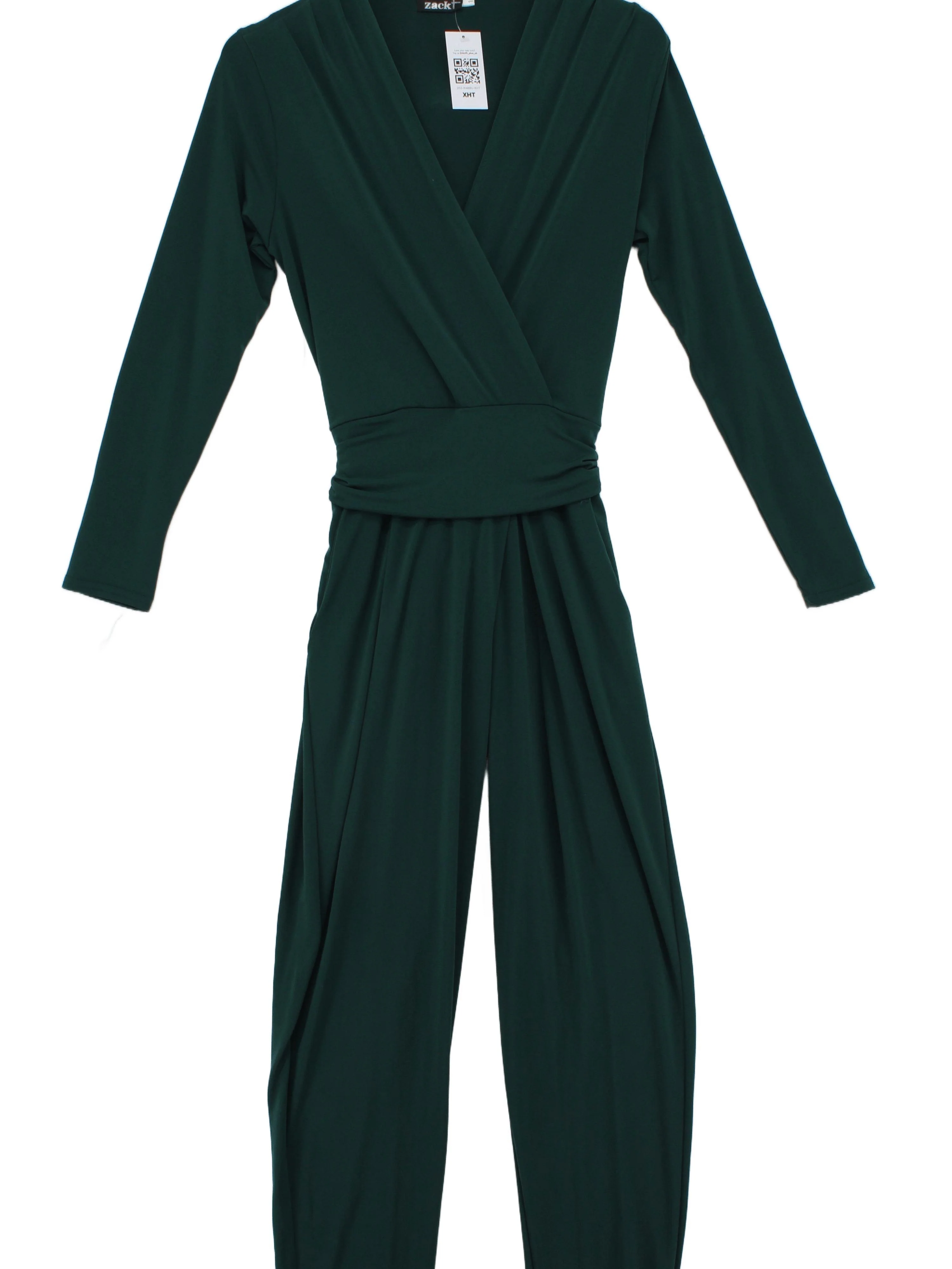 Zack London Women's Jumpsuit UK 12 Green Polyester with Elastane Jumpsuit