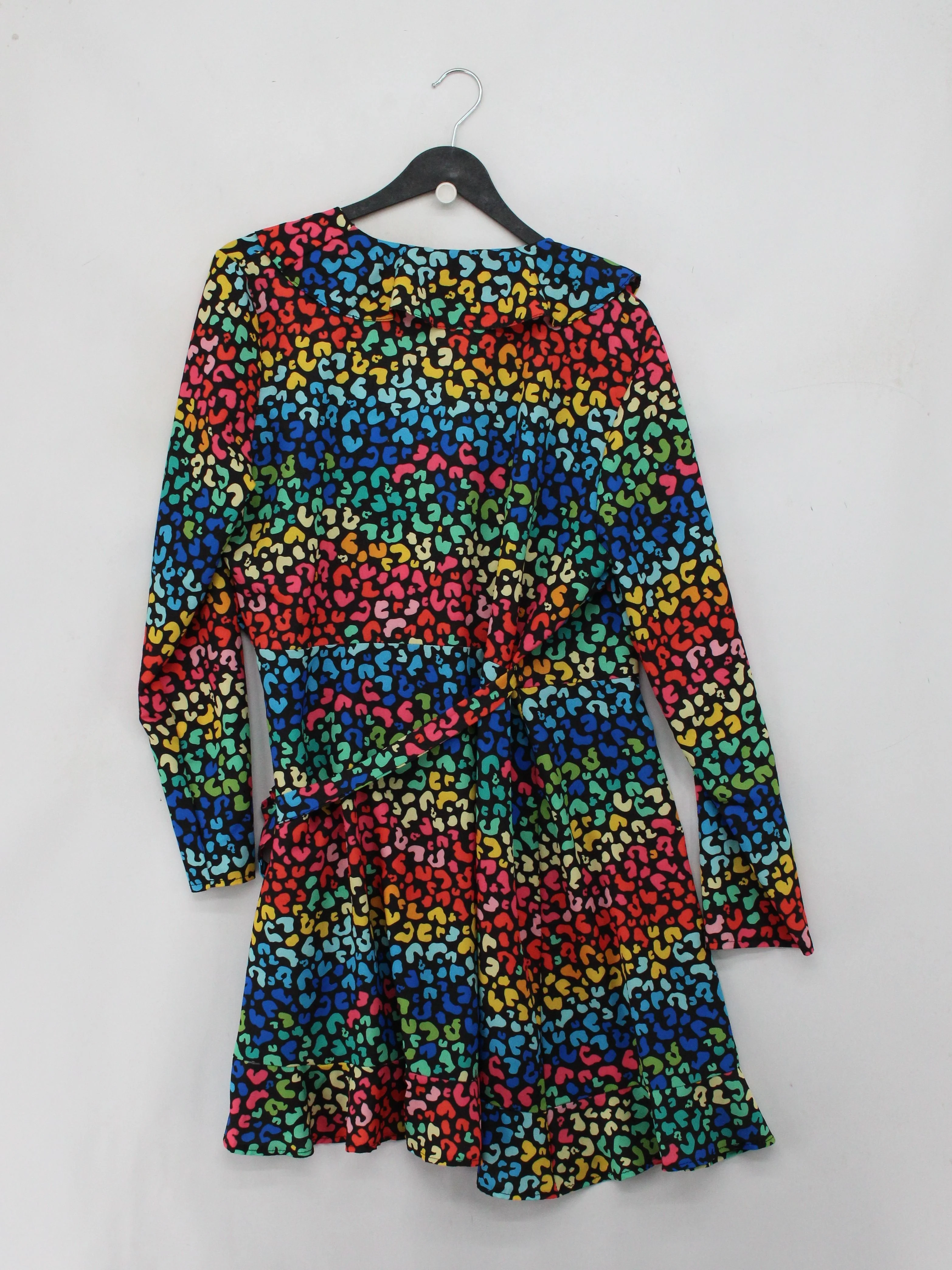 zack london Wrap Mini Dress UK16 in Multi - Image 2