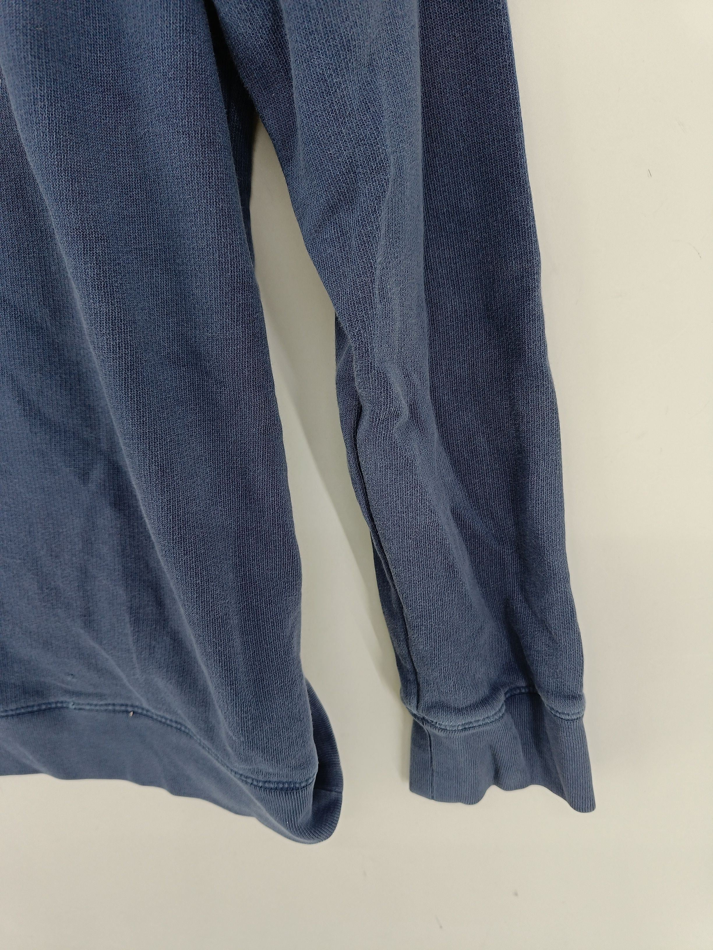 Zadig & Voltaire Men's Jumper L Blue 100% Cotton Round Neck Pullover - Image 5