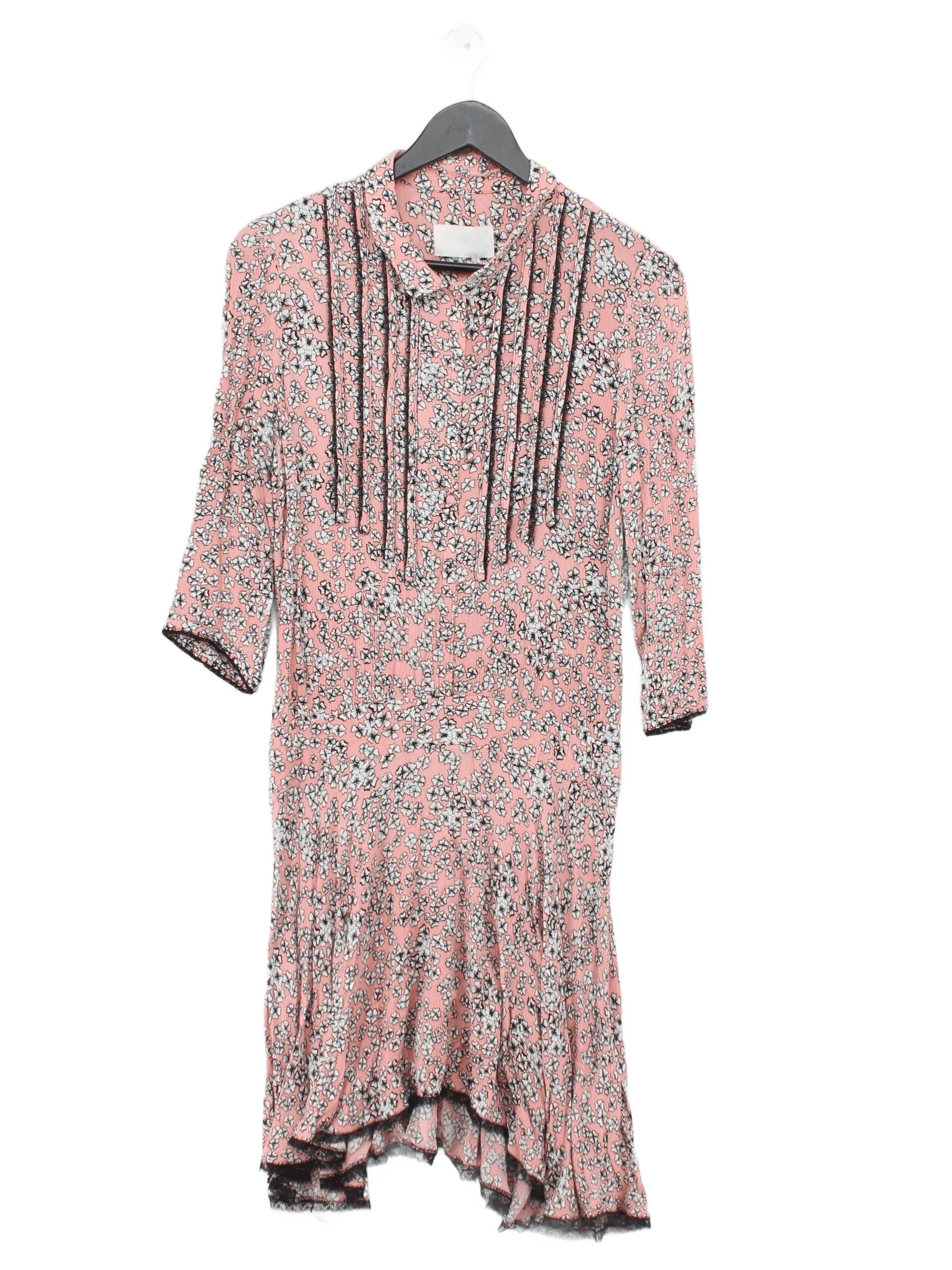 Zadig & Voltaire Shirt Mini Dress M in Pink