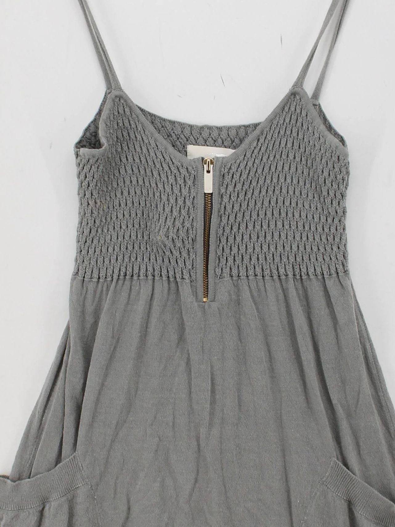 Zadig & Voltaire Slip Mini Dress M in Grey - Image 3