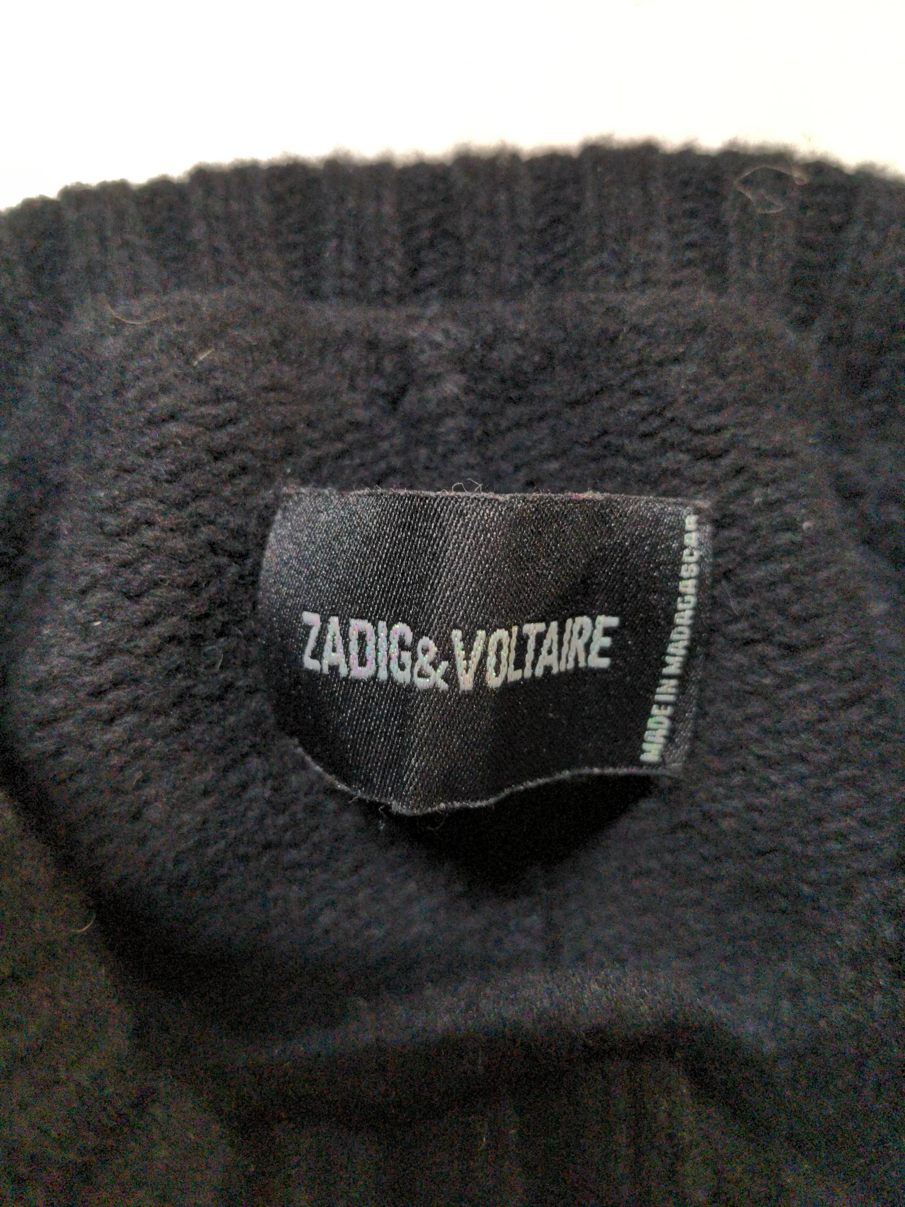 Zadig & Voltaire Women's Jumper M Black Graphic 100% Other High Neck Pullover - Image 6