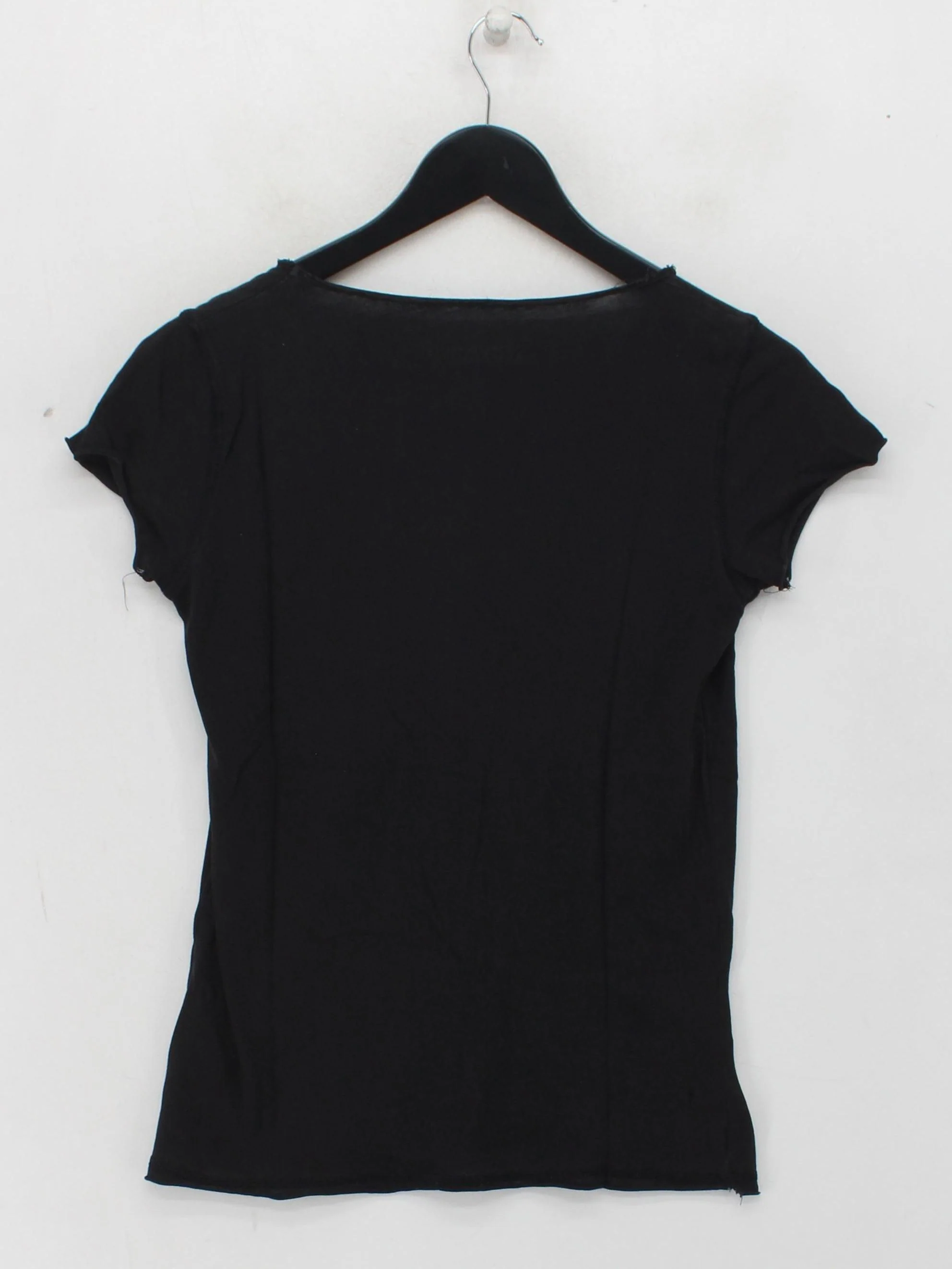 Zadig & Voltaire Women's T-Shirt XS Black 100% Cotton Basic - Image 2