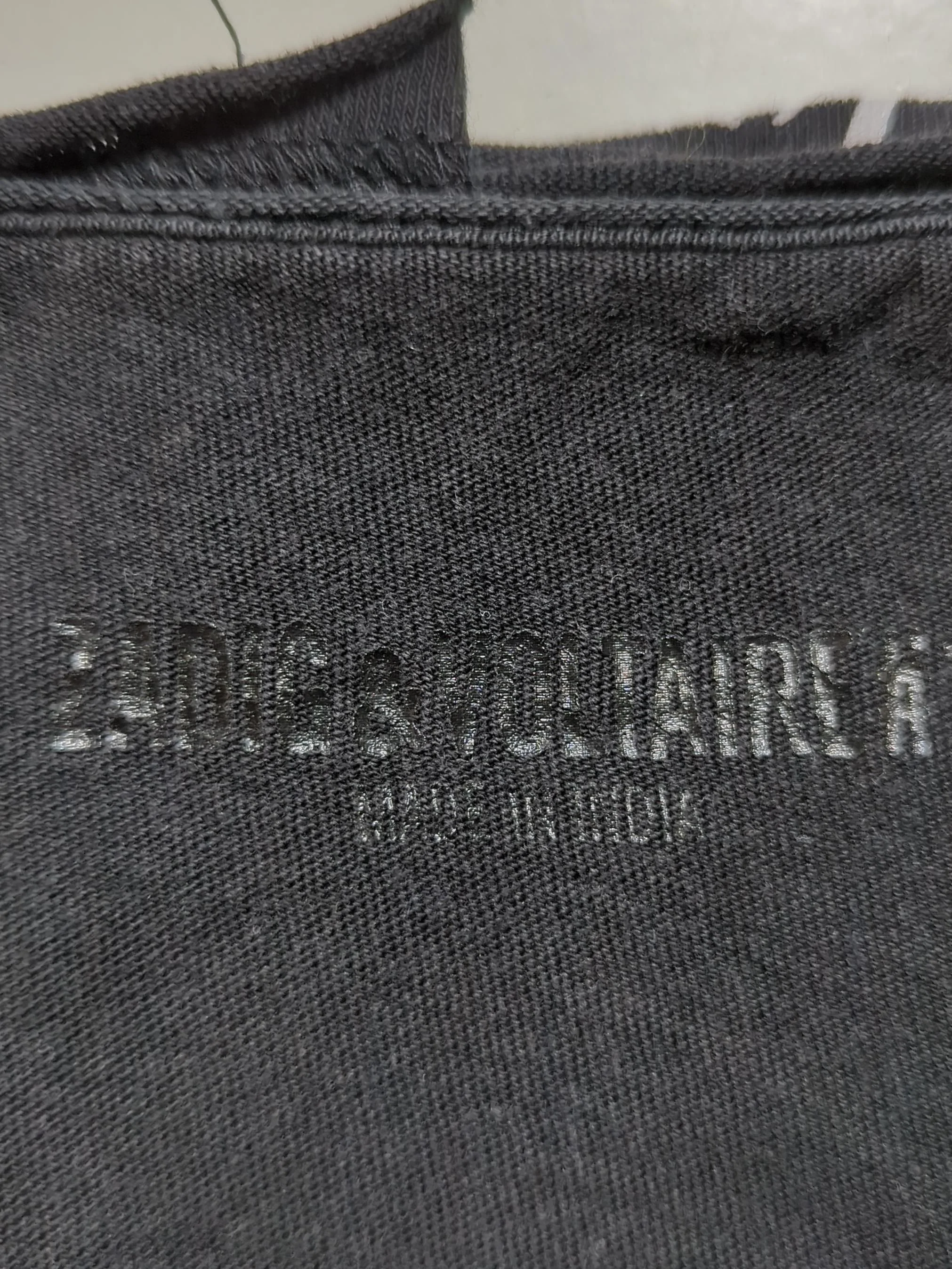 Zadig & Voltaire Women's T-Shirt XS Black 100% Cotton Basic - Image 6