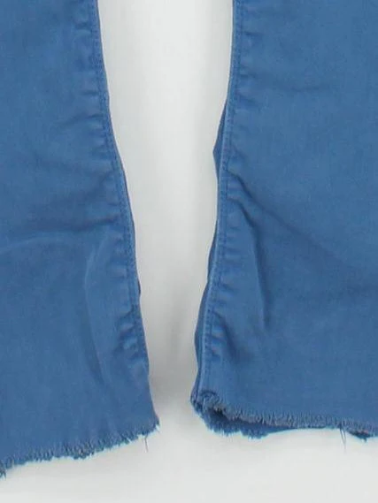 Zadig & Voltaire Women's Trousers S Blue 100% Cotton Tapered Chino - Image 4