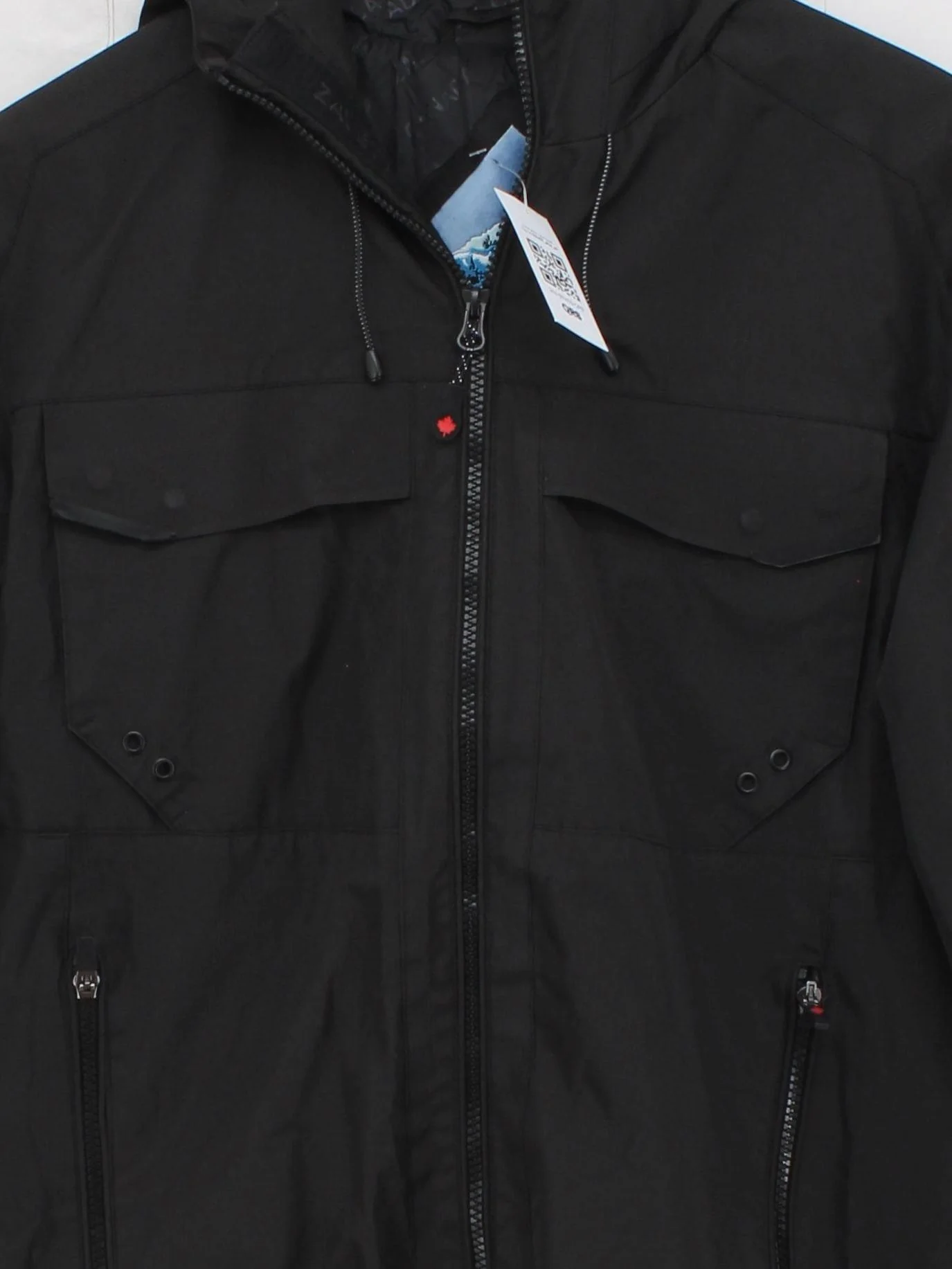 ZAVETTI CANADAA Windbreaker jacket black - Image 3