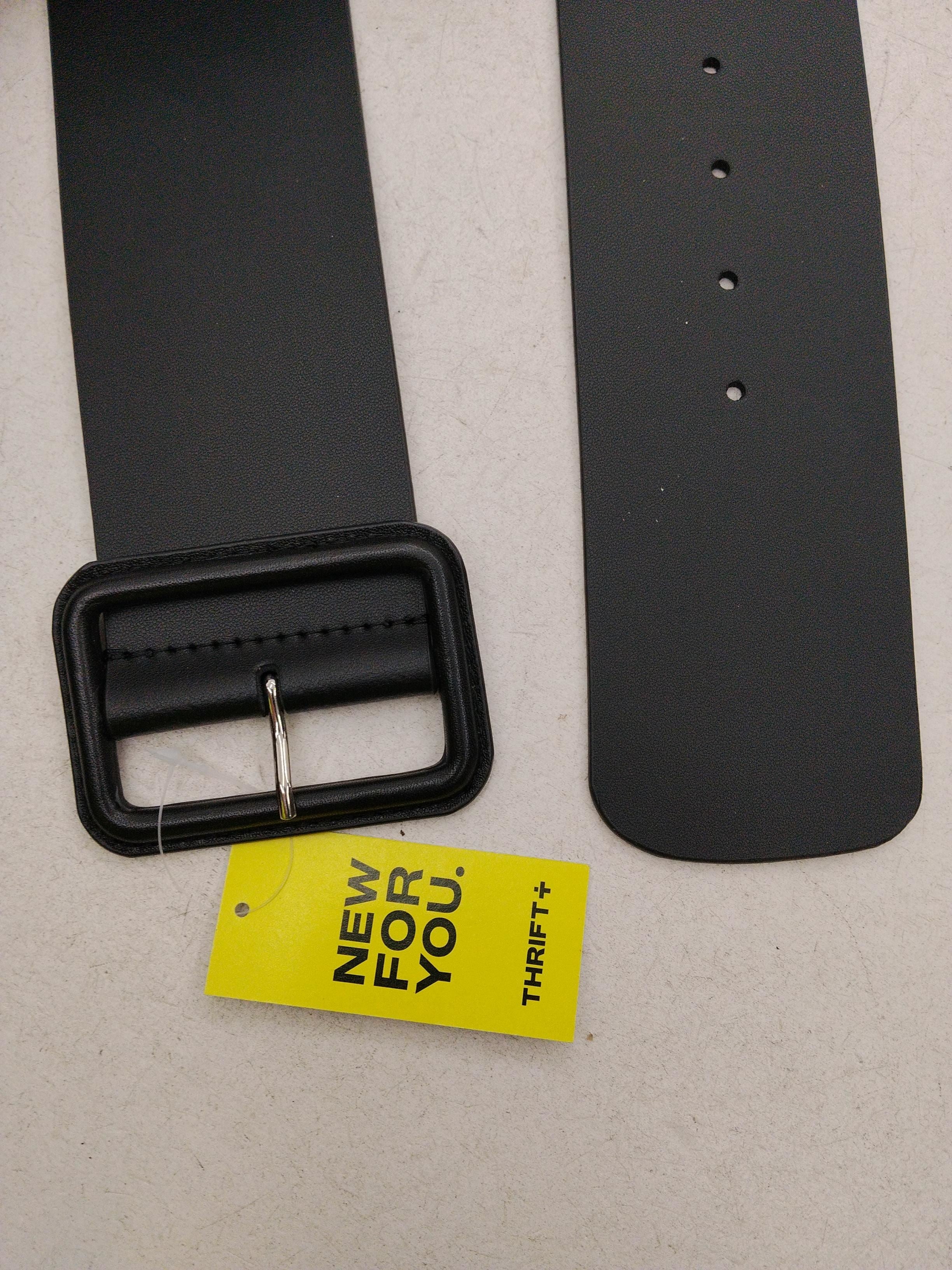 Zign Women's Belt S Black 100% Leather Basic Belt - Image 3